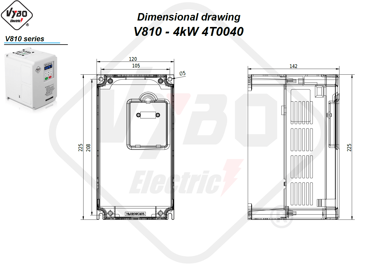 Maßzeichnung V810 4T0040