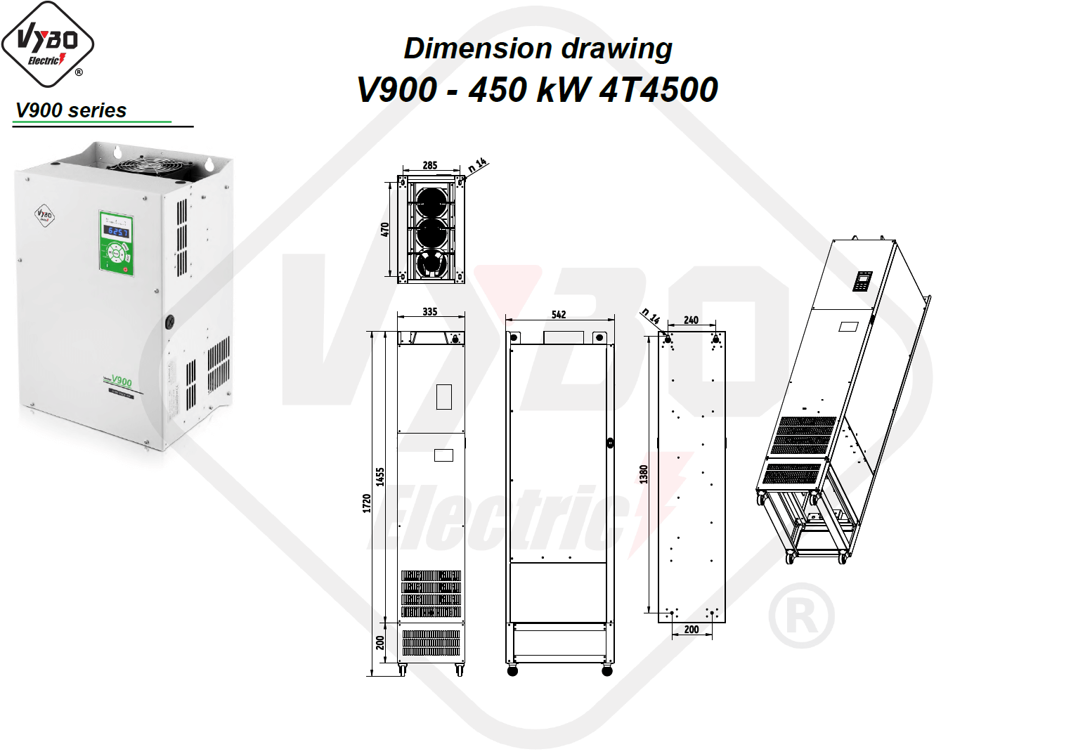 Maßzeichnung 4T4500